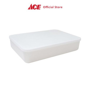 Ace - Ataru 36.5X26X8 Cm Kotak Penyimpanan Dengan Tutup - Putih