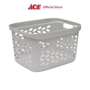 Ace - Ezy Storage Keranjang Penyimpanan Fleur 42x32.5x25 Cm - Abu-Abu