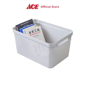 Ace - Ezy Storage Keranjang Penyimpanan 38.5x27x22.3 Cm - Abu-Abu