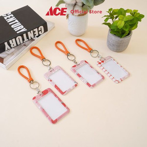 Ace - Ataru Holder Id Card Dengan Tali Kulit Polyurethane Print 2