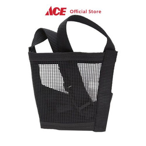 Ace Paws N Tail Ukuran M Muzzle Anjing - Hitam