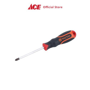 Ace - Tactix Obeng Plus 2x100 Mm - Hitam