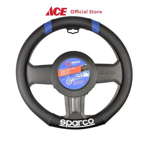 Ace - Sparco Sarung Setir Mobil Flat Based - Biru