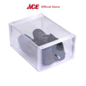 Ace Boxbox Kotak Sepatu Sorong Pria - Transparan