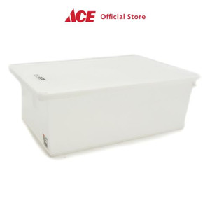 Ace - Clover 51X35.5X20 Cm Kotak Penyimpanan Dengan Tutup - Putih