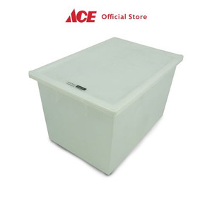 Ace - Clover 51X35X36 Cm Kotak Penyimpanan Dengan Tutup - Putih