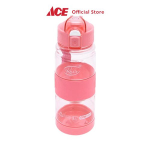 Ace - Kris 550 Ml Botol Minum Dengan Strap - Pink