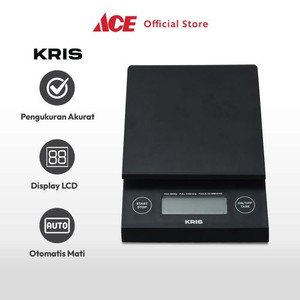 ACE - Kris Timbangan Kopi Digital 3 Kg - Black