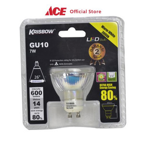 Ace - Krisbow Bohlam Led Gu10 7w 600 Lumens - Kuning