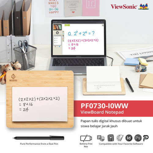 ViewSonic ViewBoard Notepad PF0730-I0WW Portable Digital Writing Pad