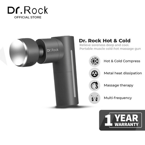 Dr. Rock Hot & Cold Portable Massage Gun Alat Pijat