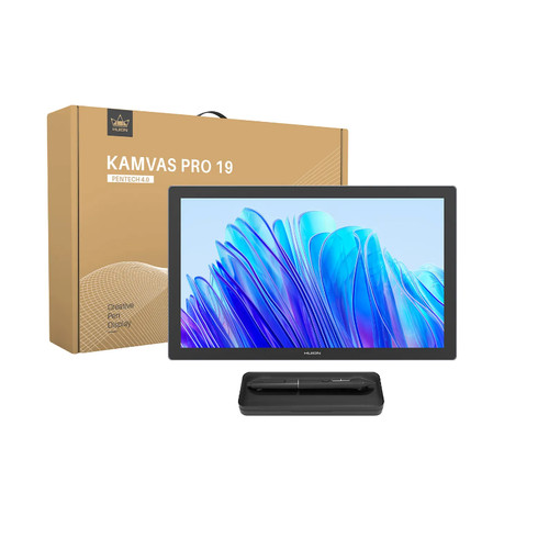 Huion Kamvas Pro 19 4K UHD With Touch Drawing Tablet 98% Adobe RGB