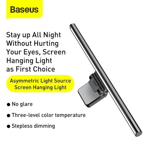 Lampu BASEUS i-Wok Series USB Screen Hanging Light - DGIWK - Hitam