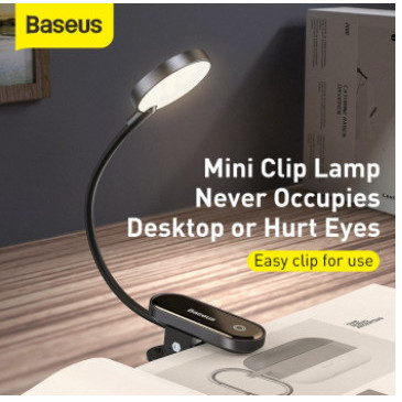 BASEUS lampu Baca Comfort Reading Mini Clip Lamp