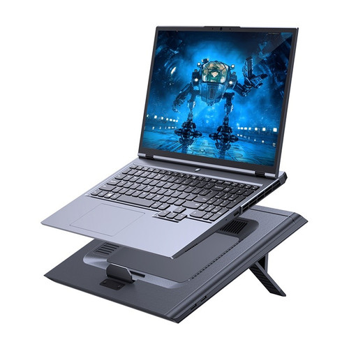 Baseus Cooling Pad Dual Fan Laptop Stand RGB ThermoCool - Grey