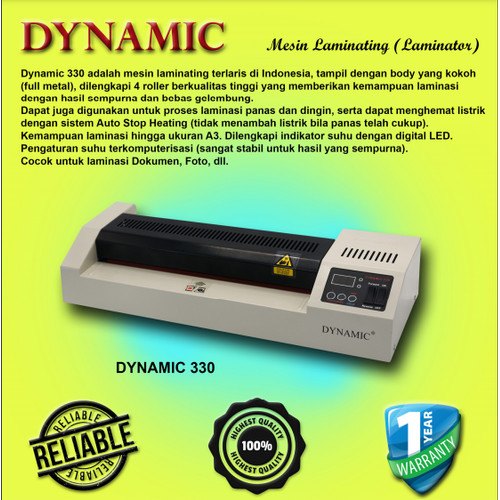 Mesin Laminating DYNAMIC 330 Mesin Laminating Dynamic-330 LED