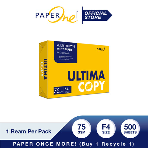 Ultima F4 75gr Copier 1 Rim (500 lembar) Kertas HVS