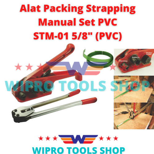 Alat Packing Strapping Manual Set PVC STM-01 5/8" Wipro