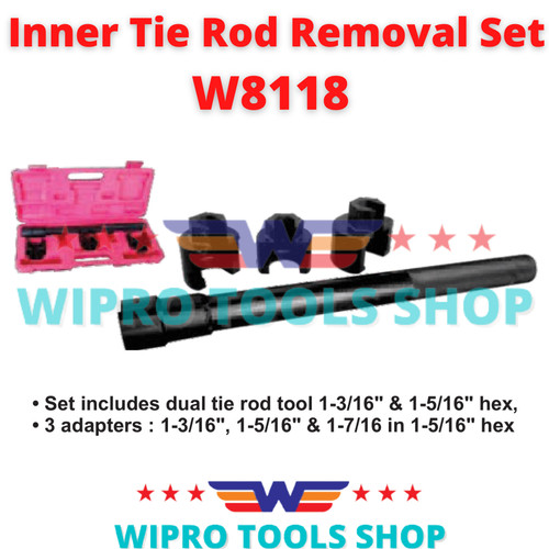 Inner Tie Rod Removal Set W8118 Wipro