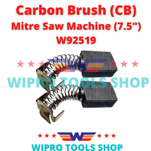 CB Carbon Brush Kolboster S.Part Mitre Saw Machine 7.5" W92519 WIPRO