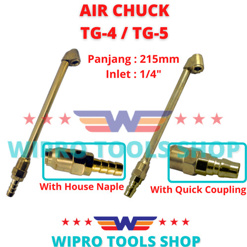 WIPRO Tire Chuck / Alat Pengisi Isi Angin Ban 215mm Coupler / Nepel