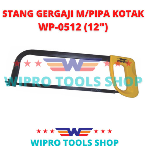 WIPRO Gagang / Stang Gergaji Besi / Tangan Model Pipa Kotak 12" WP0512