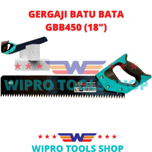 WIPRO Gergaji Batu Bata Ringan 18" GBB450