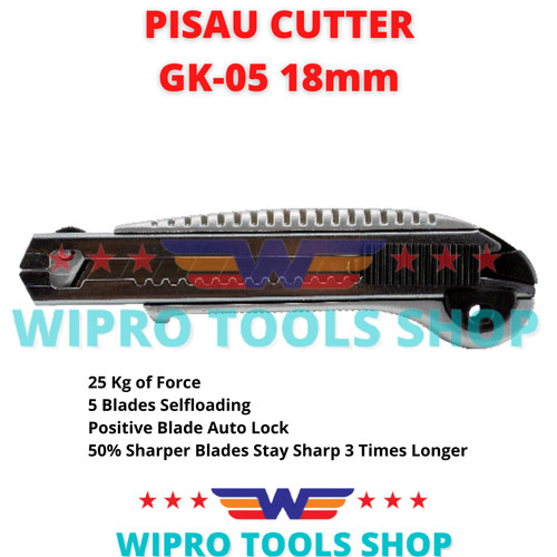 WIPRO Pisau Cutter / Kater / Silet GK-005