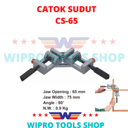 WIPRO Corner Clamp / Penjepit Sudut / Klamp Kayu / Catok Sudut CS-65