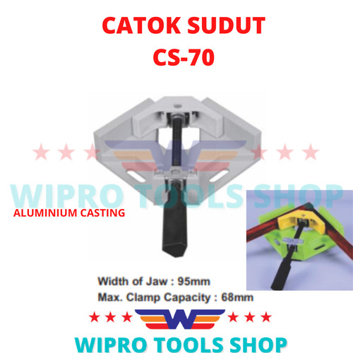 WIPRO Corner Clamp / Penjepit Sudut / Klamp Kayu / Catok Sudut CS-70