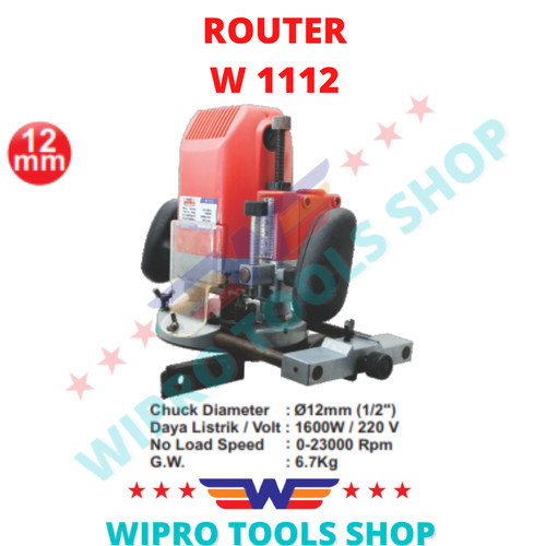 WIPRO Mesin Profil / Trimmer / Router W 1112