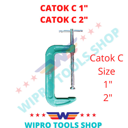 WIPRO Clamp / Klem / Catok C / Catok G Heavy Duty 1" & 2"