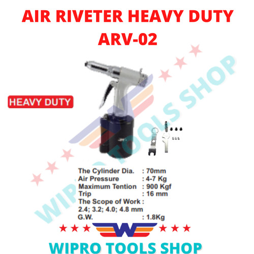 WIPRO Tang Rivet Tenaga Angin / Air Riveter HEAVY DUTY ARV-02