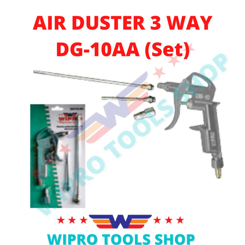 WIPRO AIR DUSTER / AIR GUN / SEMPROTAN ANGIN 3 WAY SET DG-10AA