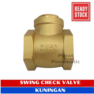 3/4" Swing Check Valve Kuningan Klep Tabok Size 3/4 Inch