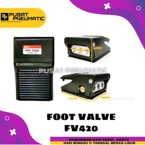 FV420 Foot Valve Pneumatic Foot Switch Angin FV 420