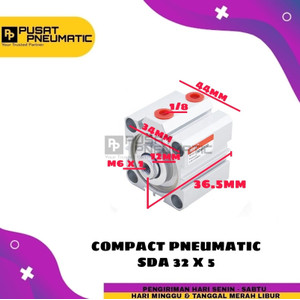 PNEUMATIC COMPACT CYLINDER SD 32X5 / SDA 32 X 5