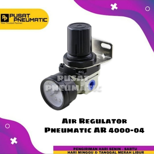 AR 4000-04 REGULATOR PNEUMATIC / REGULATOR ANGIN 1/2" AR4000-04