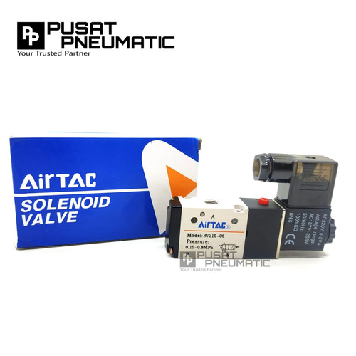 Solenoid Valve 3v 210 06 Airtac 110v ac/ 12v dc