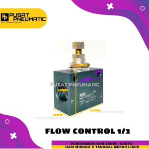 Flow Control Pneumatic Drat 1/2"