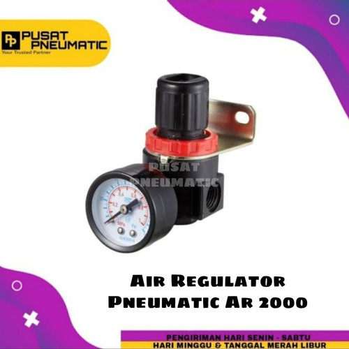 Regulator Angin Pengatur tekanan angin Max 10 bar drat 1/4 inch