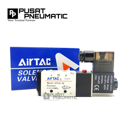 Solenoid Valve 4v210 06 Airtac 220v ac / 24v dc/ 110 v ac