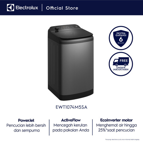 Mesin Cuci Topload Electrolux EWT1074M5SA