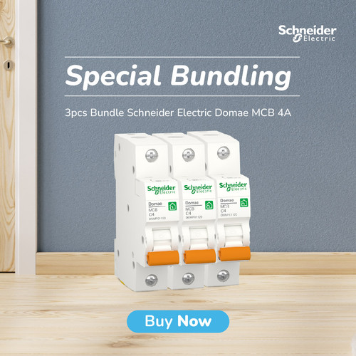 Bundle Schneider Electric Domae MCB 4A (3pcs)