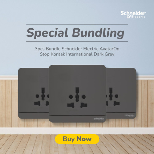 Bundle Schneider Electric Avataron Stop Kontak International DG(3pcs)