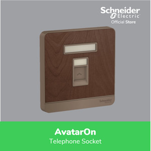 Schneider Electric AvatarOn Telephone Socket - E8331RJS4_WD