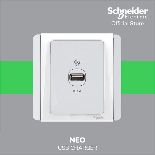 Schneider Electric NEO USB Charger 1 Gang - E3031USB_WW