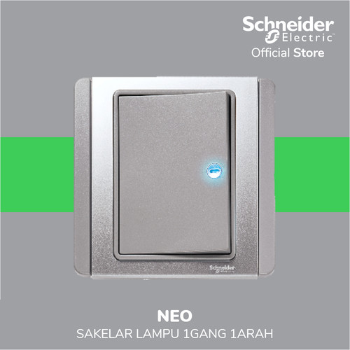 Schneider Electric Neo Saklar Lampu 1 Gang 1 Arah - E3031H1_EBGS_G3