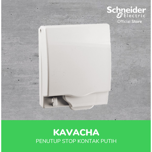 Schneider Electric Kavacha Penutup Stop Kontak Putih - E223R_WE