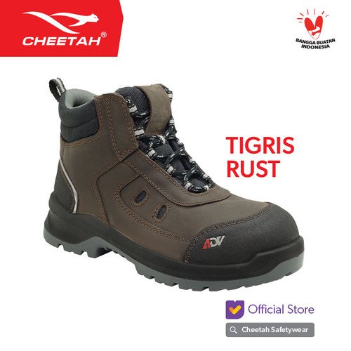 Sepatu Safety Cheetah ADV Tigris Rust - 5